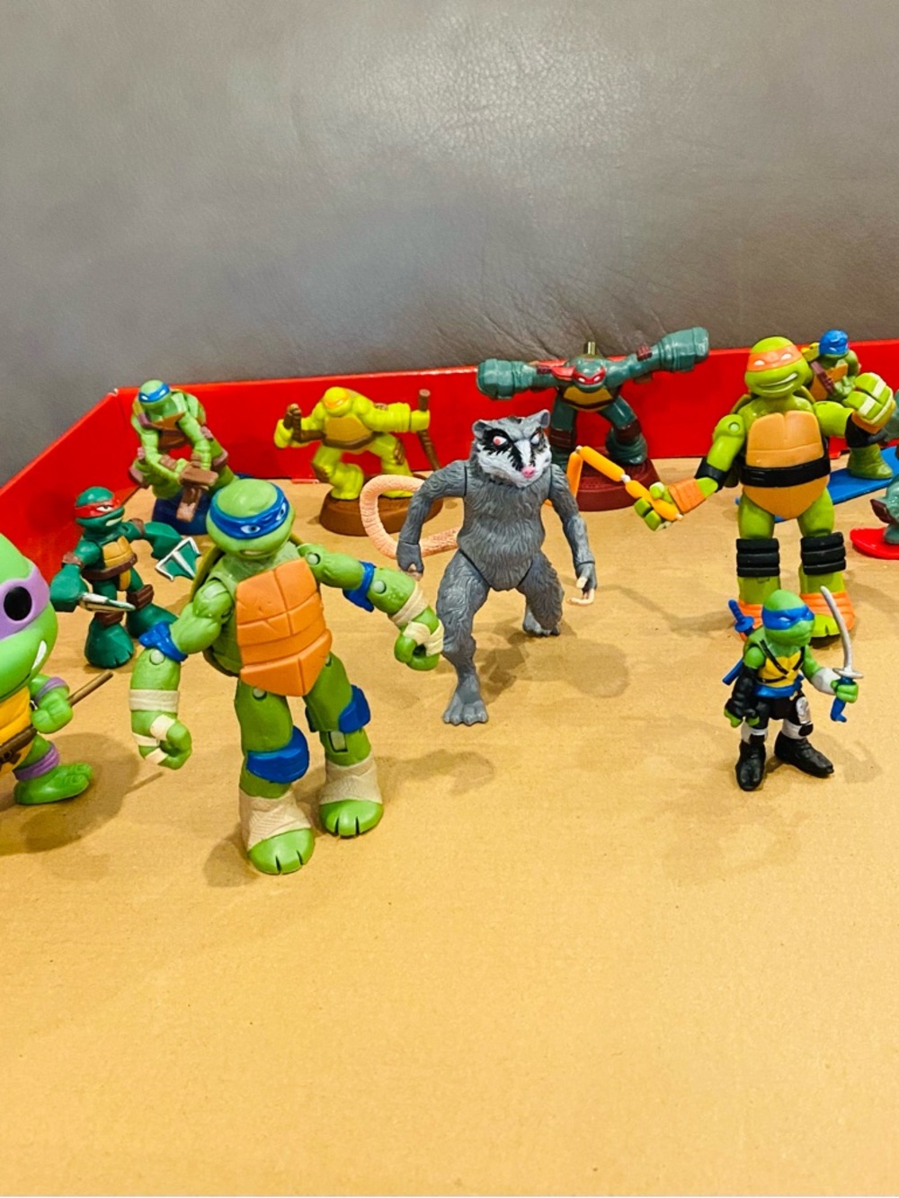 Teenage Mutant Ninja Turtles Figure Lot TMNT Donatello Michelangelo Bundle